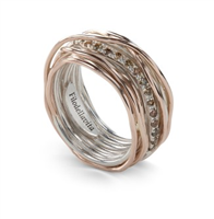 Anello Rubinia Donna Filodellavita in Argento Diamante AN13ARBR-15 - AN13ARBR-14